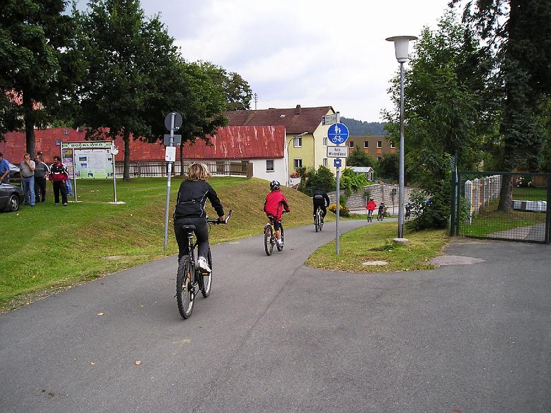Pleystein.JPG - Abfahrt in Pleystein in Richtung Lohma.