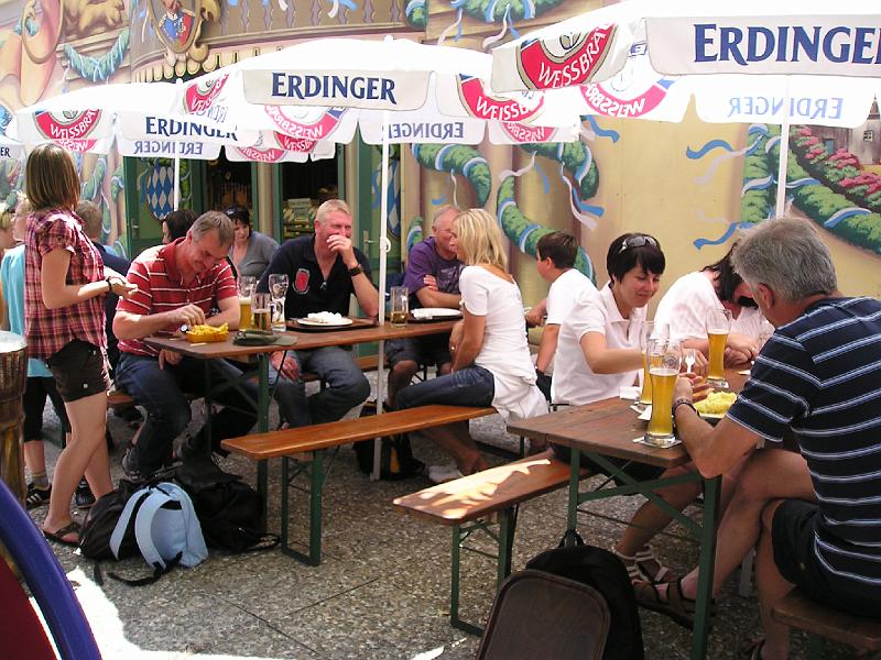 16_Geisel.JPG - Mittagspause im Biergarten, Zeit zum Durchschnaufen.